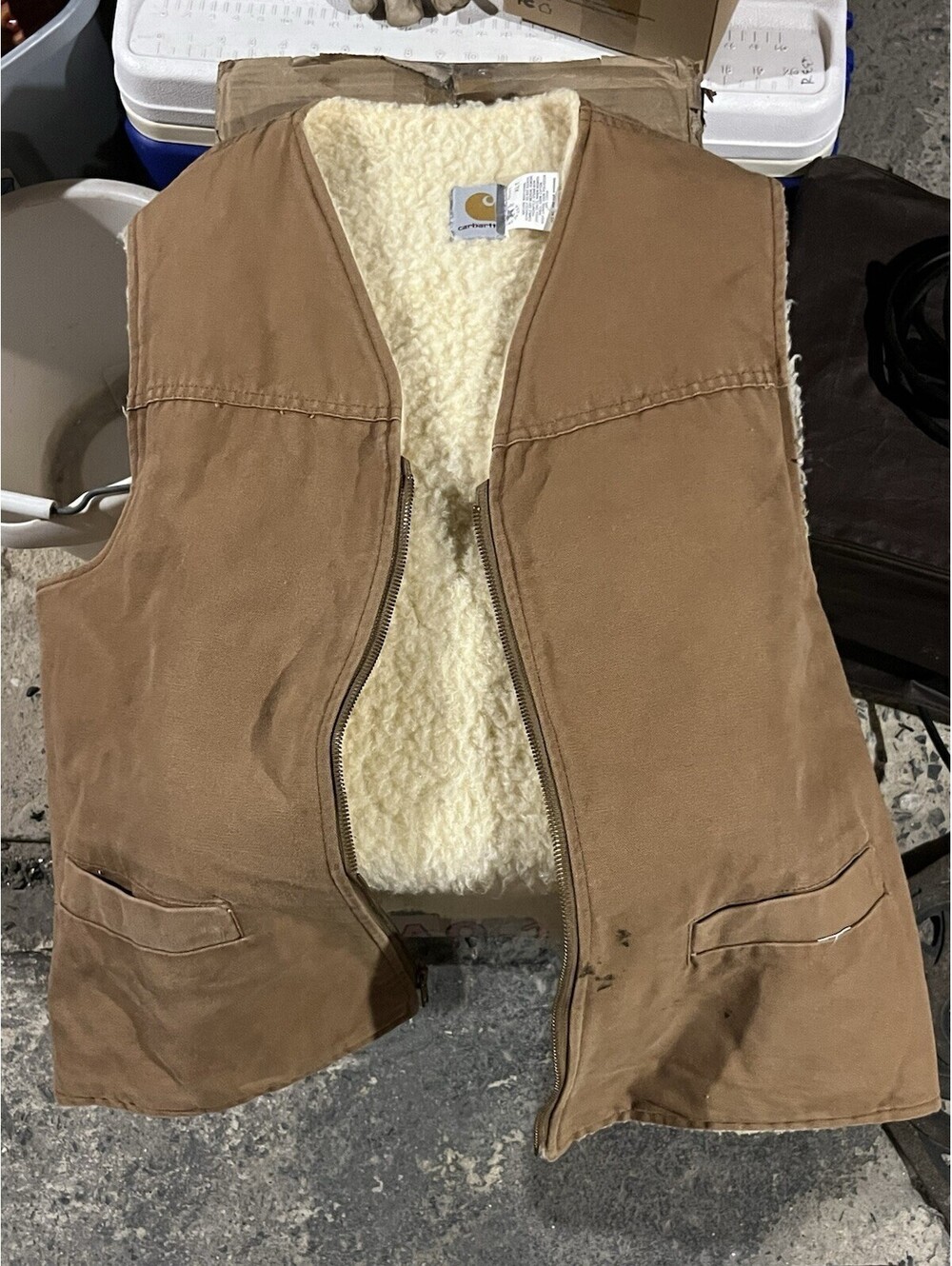 Carharrt Brown XLT Vest 6SVT